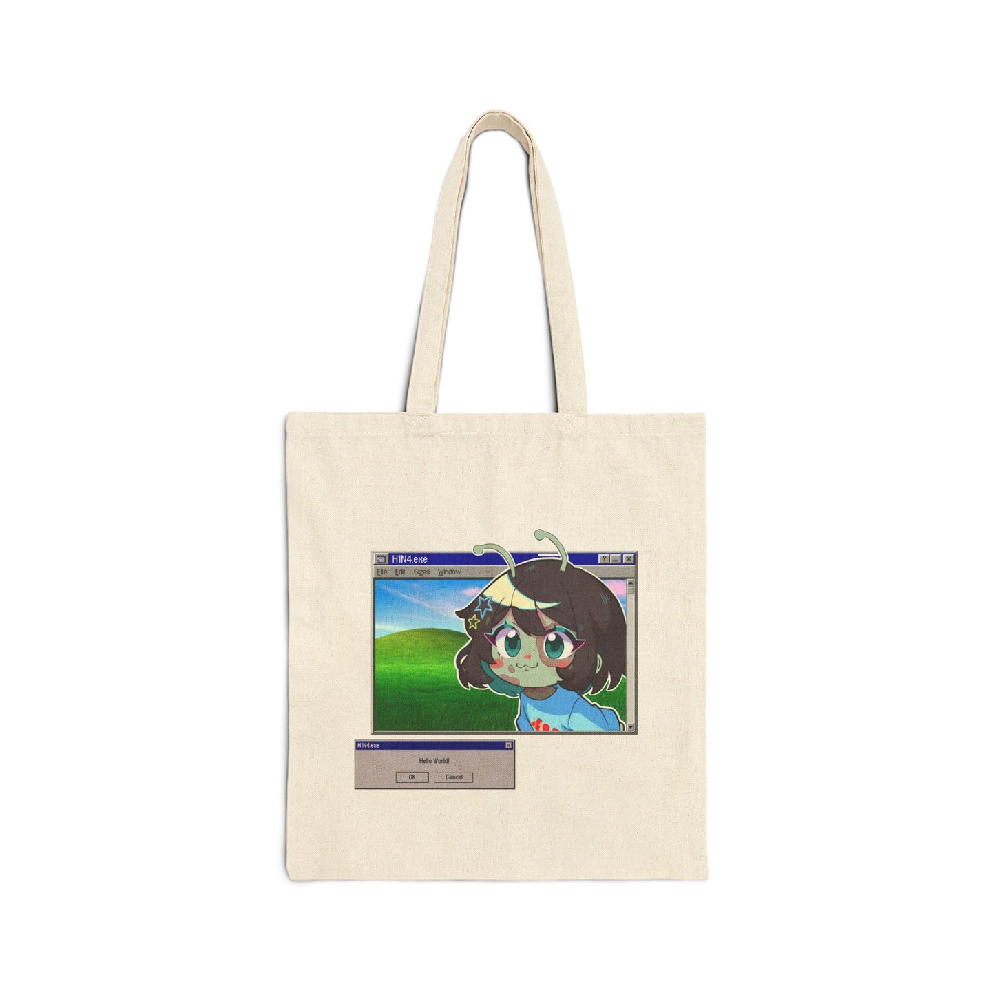 Frutiger Aero Tote Bag H1N4 Hello world