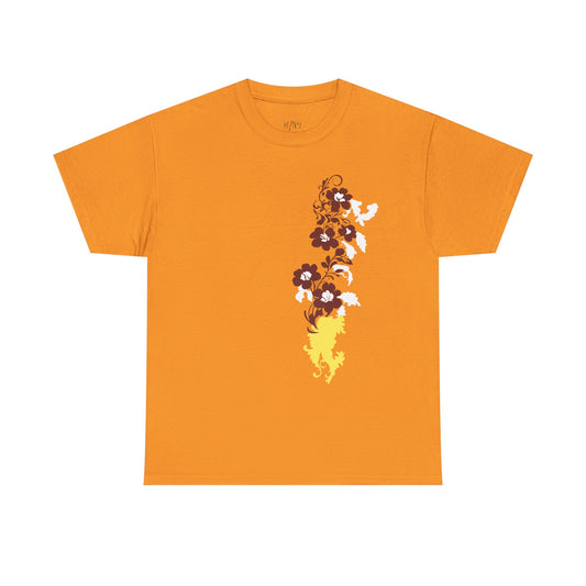 Orange Floral T-Shirt